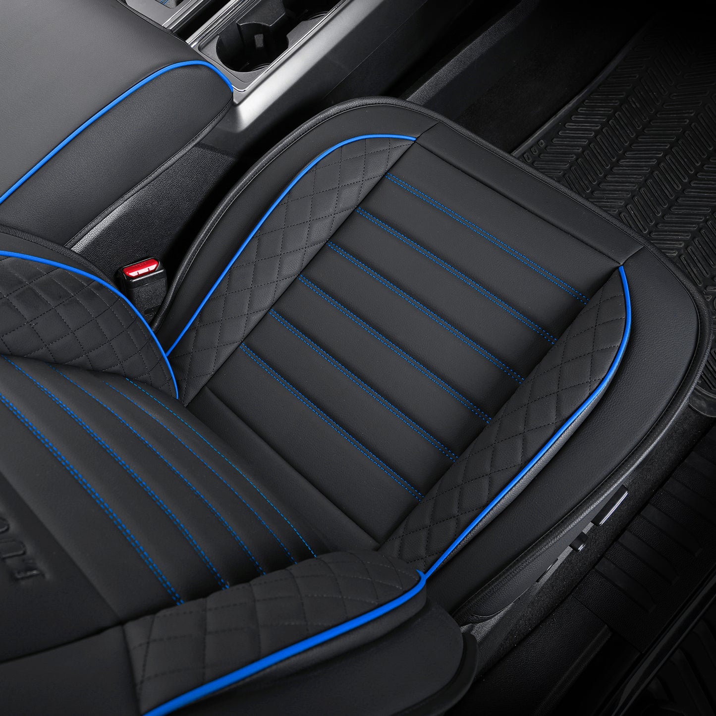 LUCKYMAN CLUB F150 Seat Covers Full Set with Waterproof Leather, Automotive Vehicle Cushion Cover for Cars SUV Pick-up Truck Fit for 2009 to 2024 Ford F150 Carhartt and 2017 to 2023 F250 F350 F450
