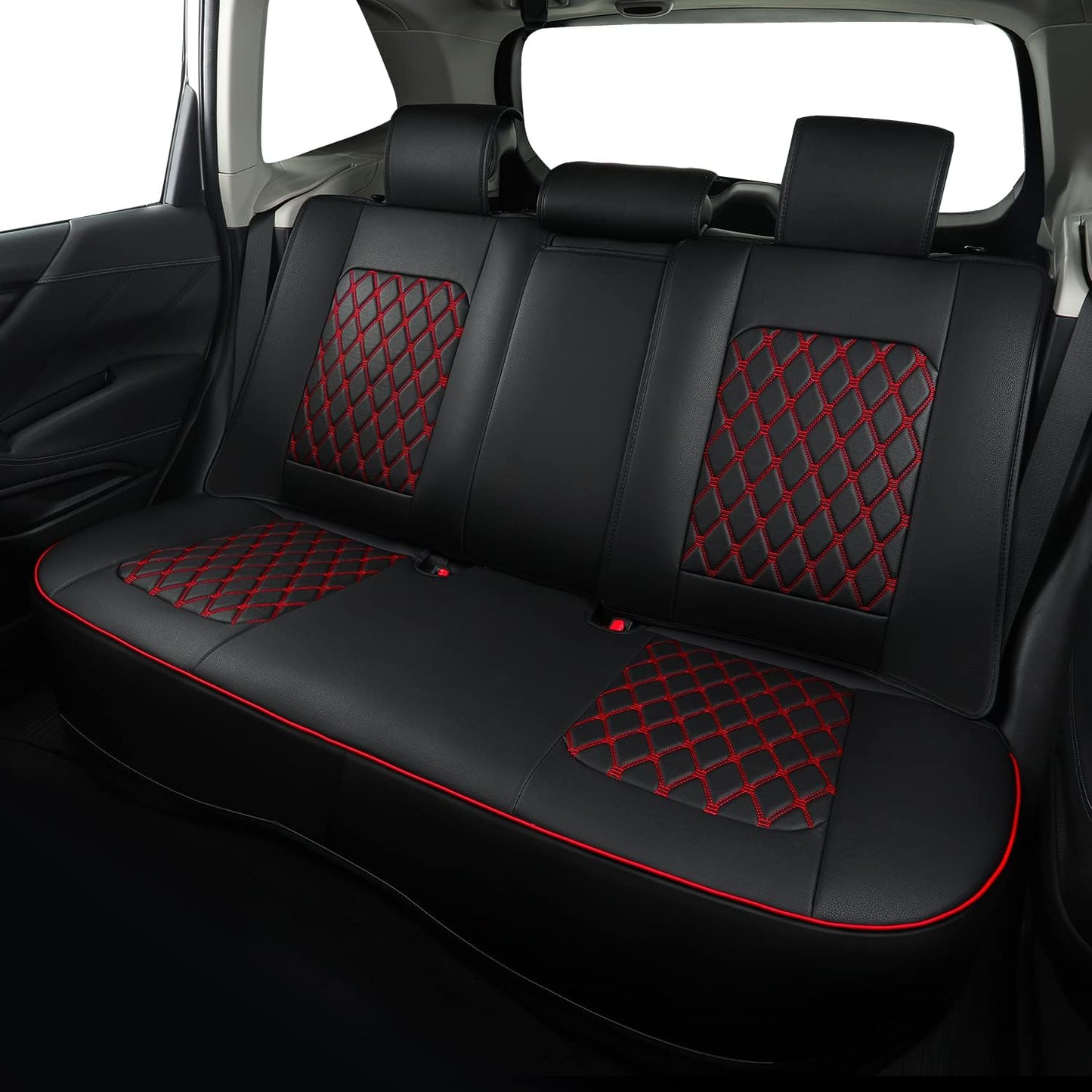 LUCKYMAN CLUB 2014-2024 Subaru/Forester Outback Custom Seat Covers Accessories Full Set Fit Premium Sport Wilderness Limited Touring Base with Waterproof FauxLeather