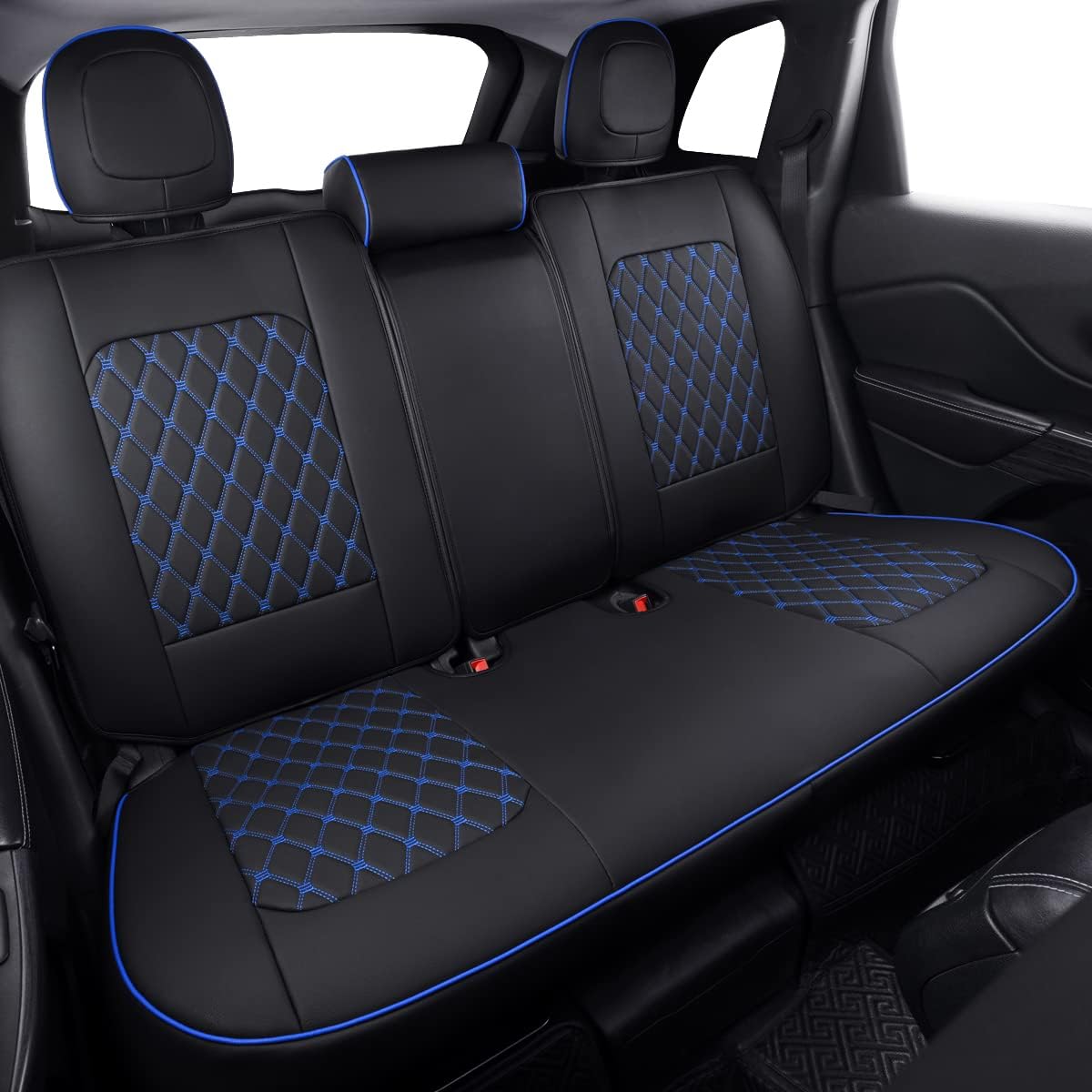 LUCKYMAN CLUB Jeep Cherokee Seat Covers fit for 2014-2023 Jeep Cherokee with Faux Leather All seasons are good Resist claw marks seat covers